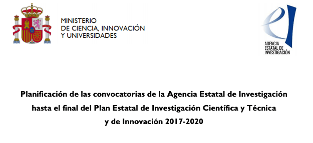 La Agencia Estatal de Investigación publica un calendario de apertura y resolución de convocatorias de I+D+I