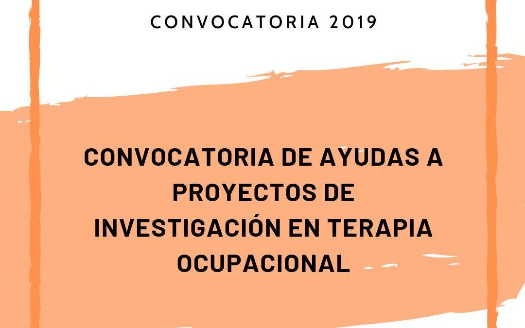 Convocatoria de ayudas a proyectos de investigación en terapia ocupacional de COPTOEX